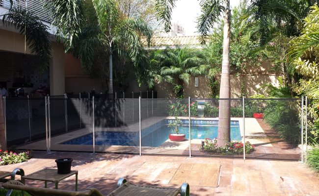 Protege Cercas para Piscina – cor preta